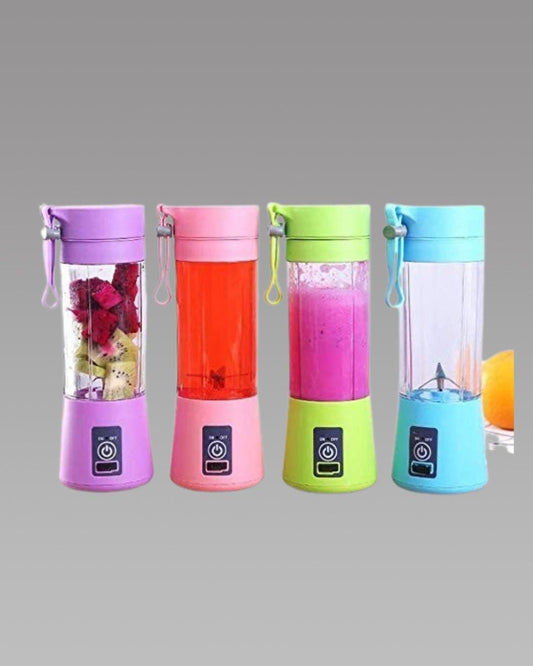 Cozynest™ 6-Blade USB Juicer – Portable Smoothie & Shake Maker (380ml)