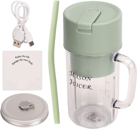 Cozynest SwiftBlend™ – 6-Blade Rechargeable Mini Blender for Smoothies & Shakes (350ml)