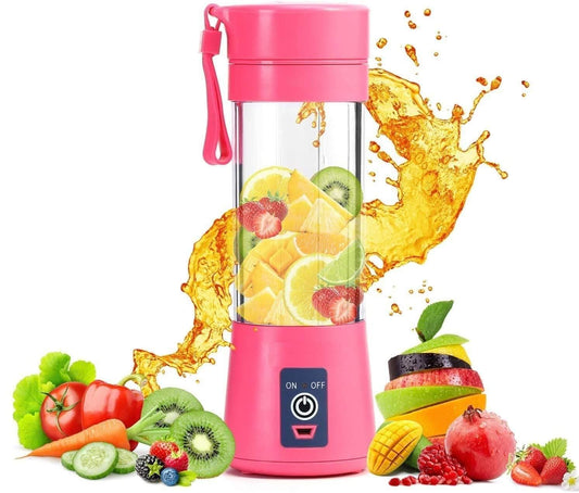 Cozynest™ 6-Blade USB Juicer – Portable Smoothie & Shake Maker (380ml)
