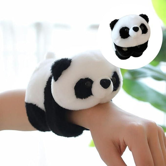 CozyNest™ Plush Panda Slap Bracelet – Cute & Cuddly Wearable Toy for Gifting