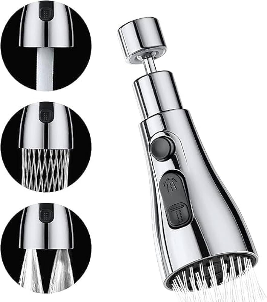 Cozynest FlowMate™ – Multi-Spray Sink Faucet for Easy Cleaning