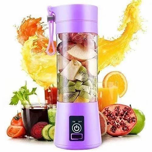 Cozynest™ 6-Blade USB Juicer – Portable Smoothie & Shake Maker (380ml)