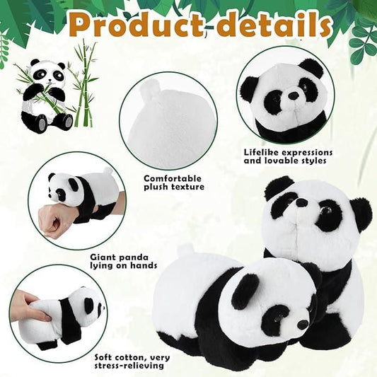CozyNest™ Plush Panda Slap Bracelet – Cute & Cuddly Wearable Toy for Gifting