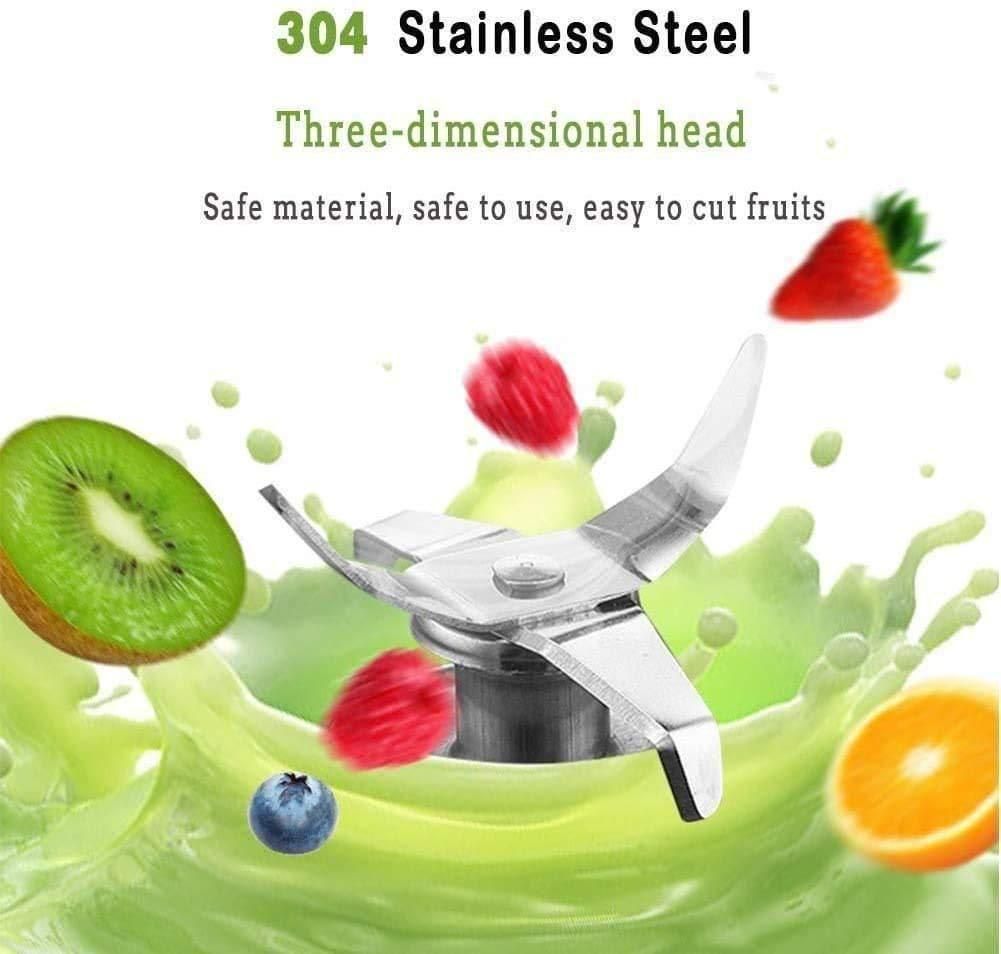 Cozynest™ 6-Blade USB Juicer – Portable Smoothie & Shake Maker (380ml)