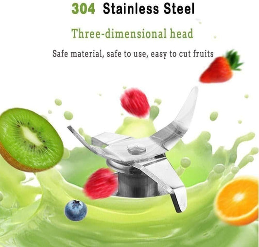 Cozynest™ 6-Blade USB Juicer – Portable Smoothie & Shake Maker (380ml)