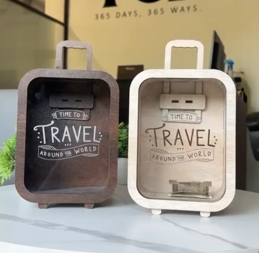 Cozynest Travel Money Saver Bag – Cute Piggy Bank Style Coin Pouch