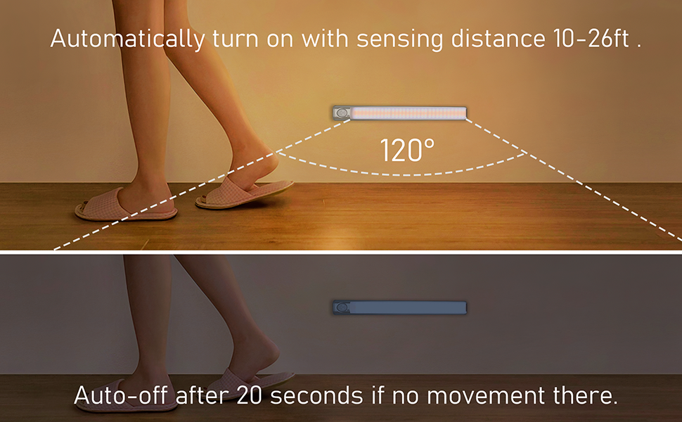 Cozynest AutoGlow™ – Smart Motion Sensor LED Strip (Rechargeable)